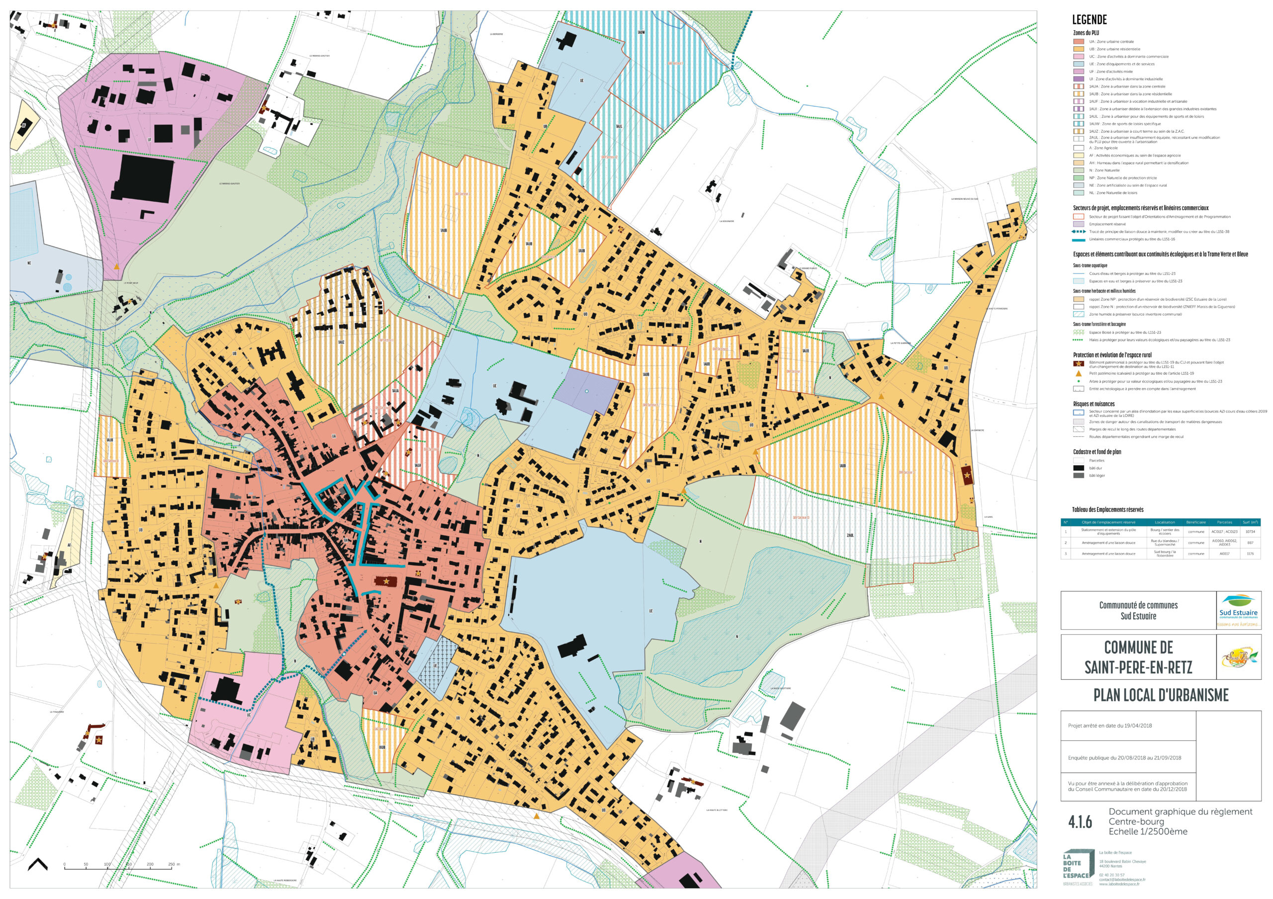 Plan du cadastre de Saint-Père-en-Retz