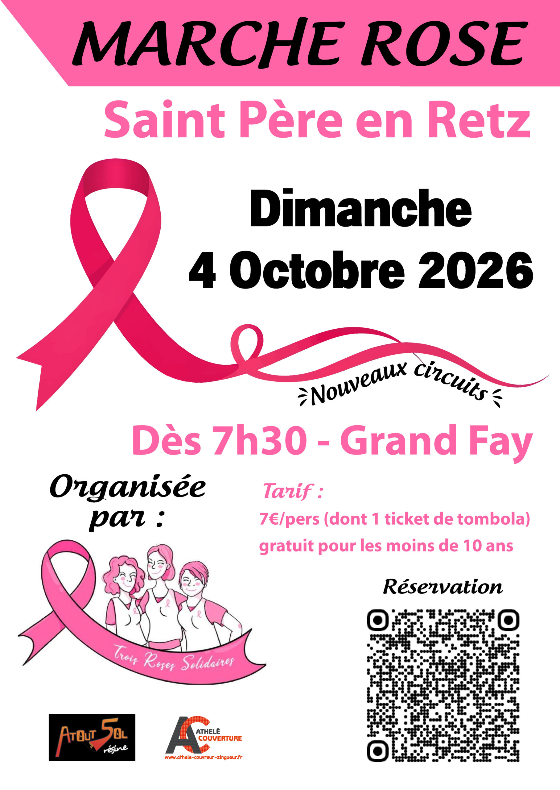 Marche Rose - Trois Roses Solidaires