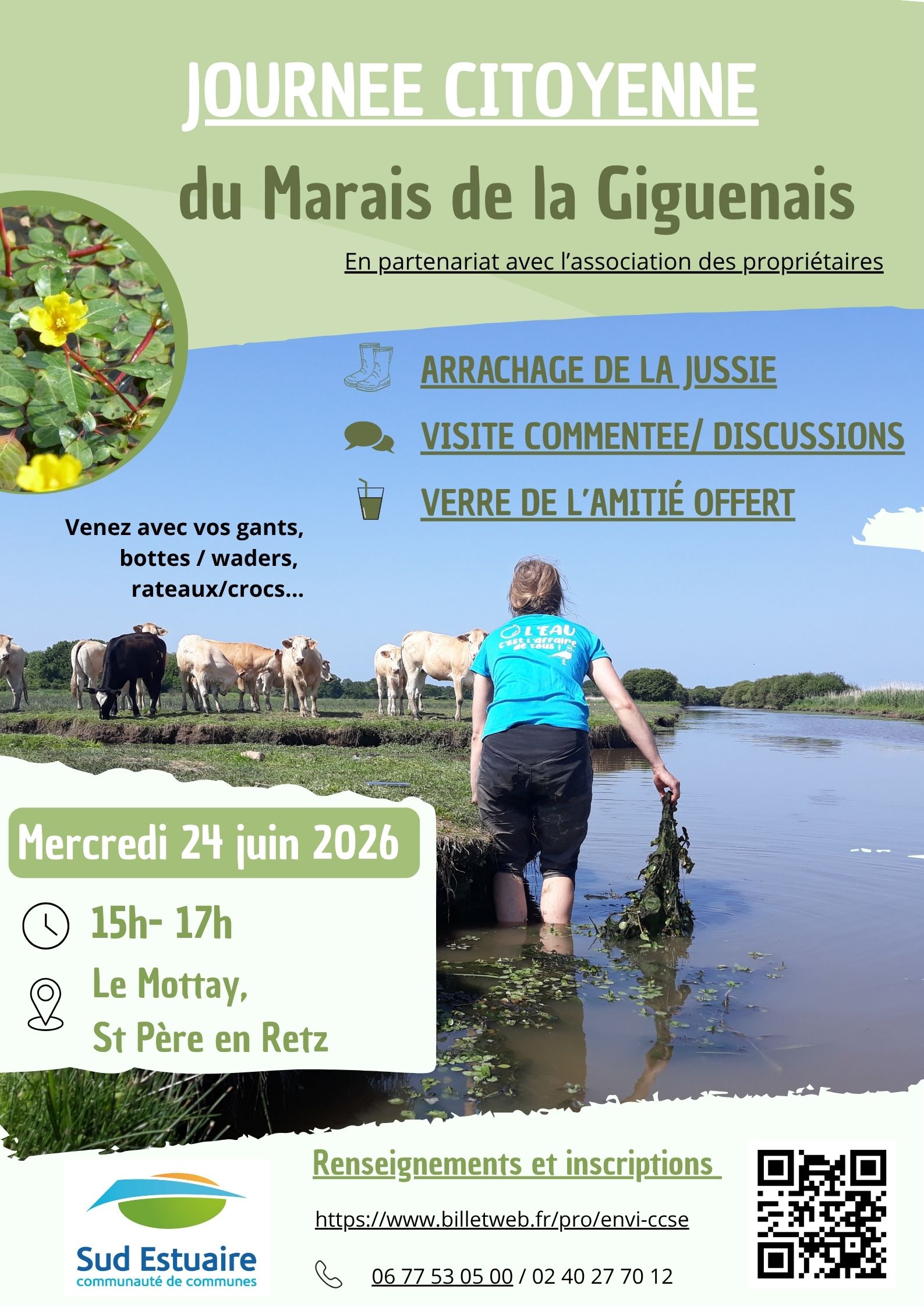 Journée citoyenne du Marais de la Giguenais