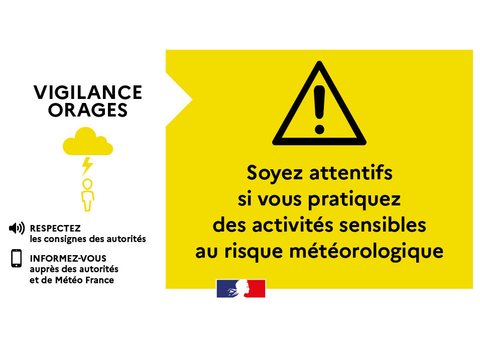 Vigilance jaune orage