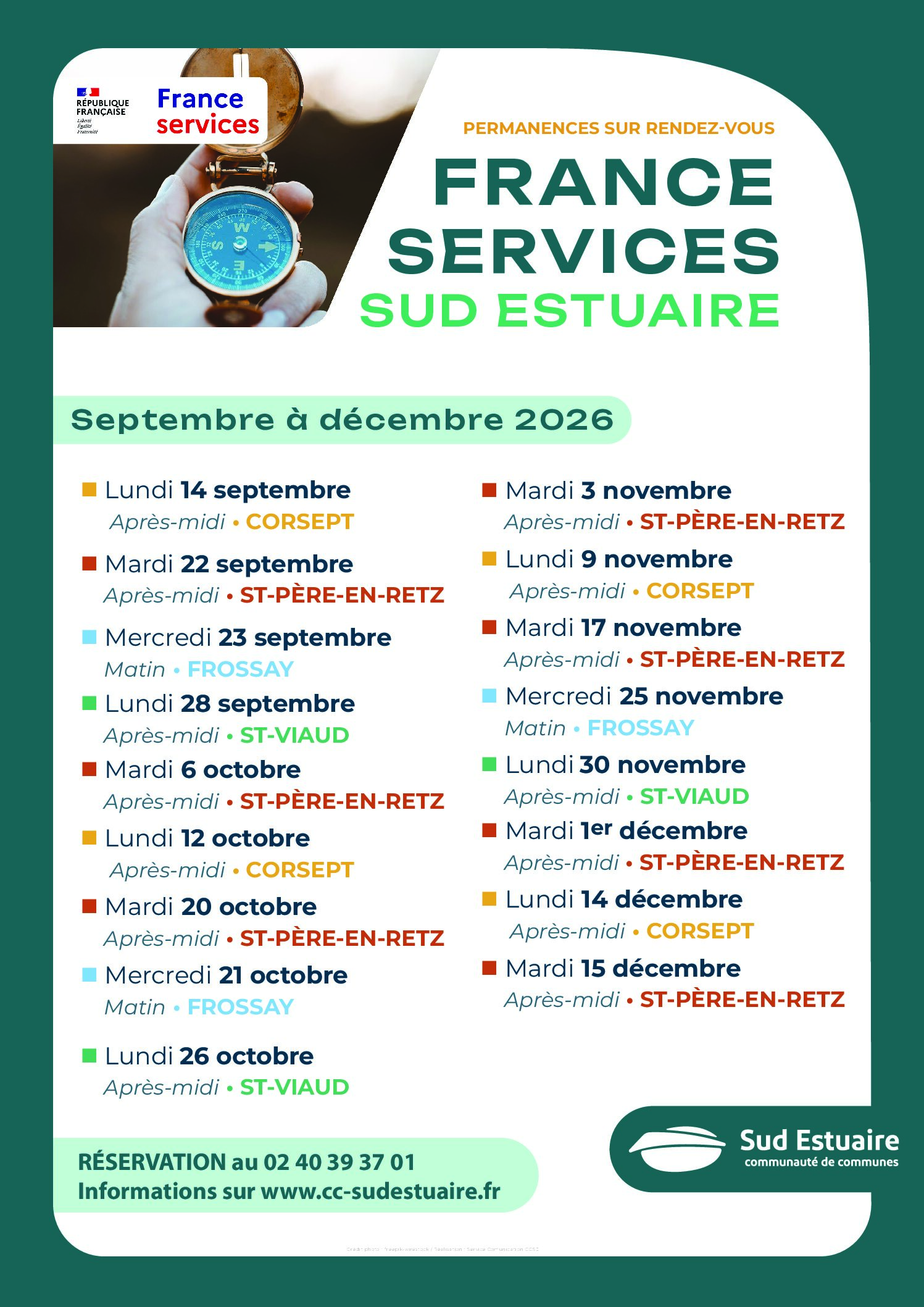 Permanences France Services Sud Estuaire