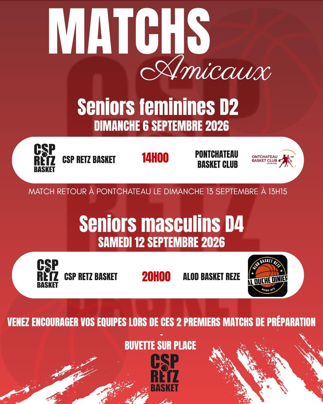 Match Amical Séniors Masculins D4